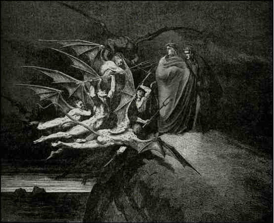 A Divina Comédia - Perseguição dos Demônios - Disciplina - Lingua Portuguesa