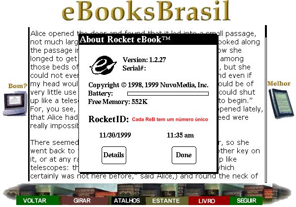 Tutorial Visual do eRocket e do eRocket Book